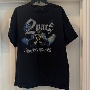 Black Graphic Tee with Iconic Design